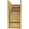 Ekena Millwork 10"W x 20"D x 20"H Classic Mayflower Rough Cedar Woodgrain TimberThane Corbel, Primed Tan CORUR10X20X20MAYRCPR - alternate 5